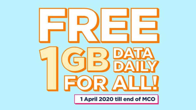 Cara Tebus Data Mudah Alih Percuma Sepanjang Tempoh PKP, Maxis, UMobile, Celcom, Digi, YooDo & Unifi Mobile