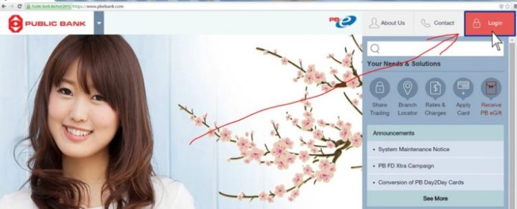 Cara Daftar Perbankan Online Public Bank. Panduan Lengkap Dengan Gambar
