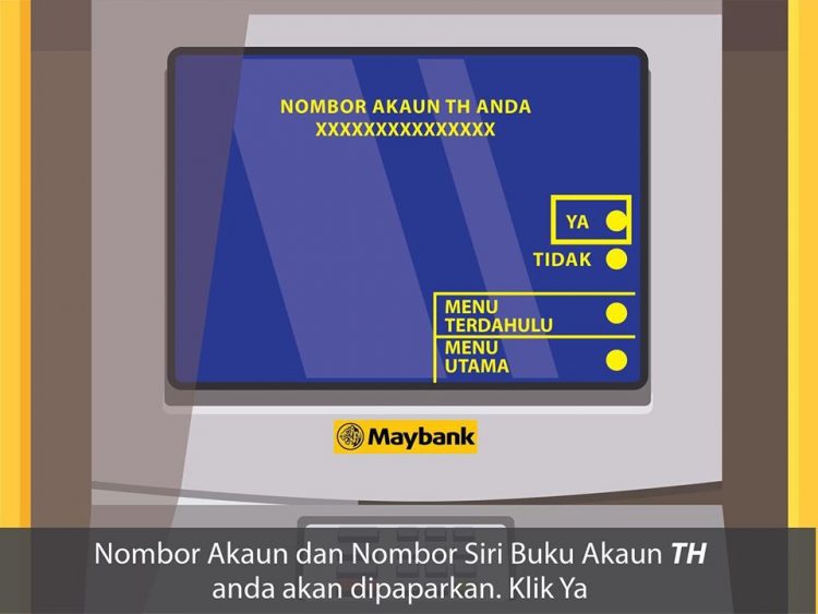 Cara Mudah Hubungkan Kad ATM Maybank Ke Akaun Tabung Haji (TH)