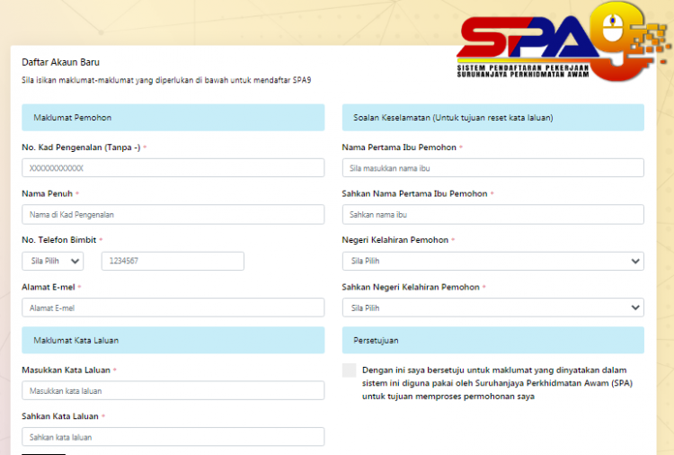 Dah Ada Akaun SPA8i, Ini Cara Daftar SPA9 Untuk Dapatkan ID Baru