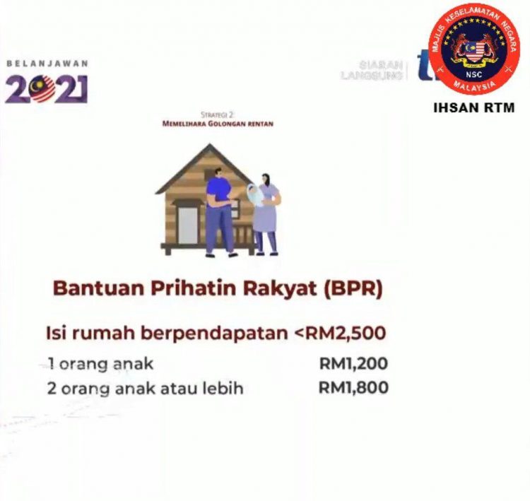 Kadar Bantuan Prihatin Rakyat (BPR) Terkini Mengikut Kategori & Pendapatan