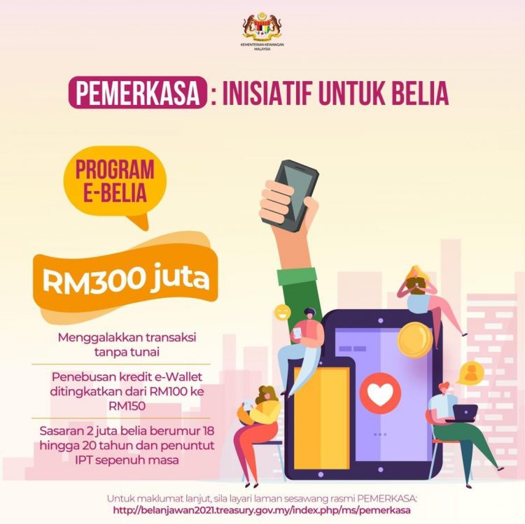 Inisiatif eBelia: Semak Syarat & Cara Tuntut RM150 Untuk Belia & Pelajar IPT