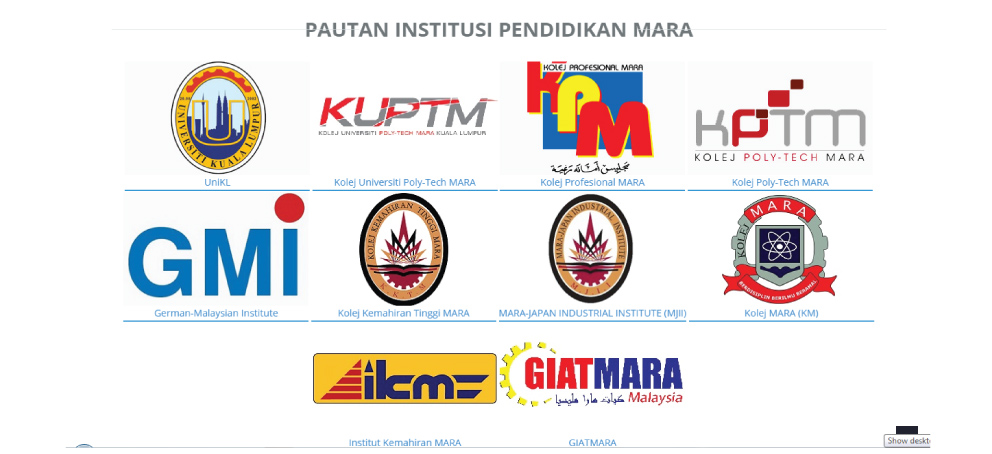 Permohonan Kemasukan Kolej Profesional MARA (KPM) Ambilan Jun 2019