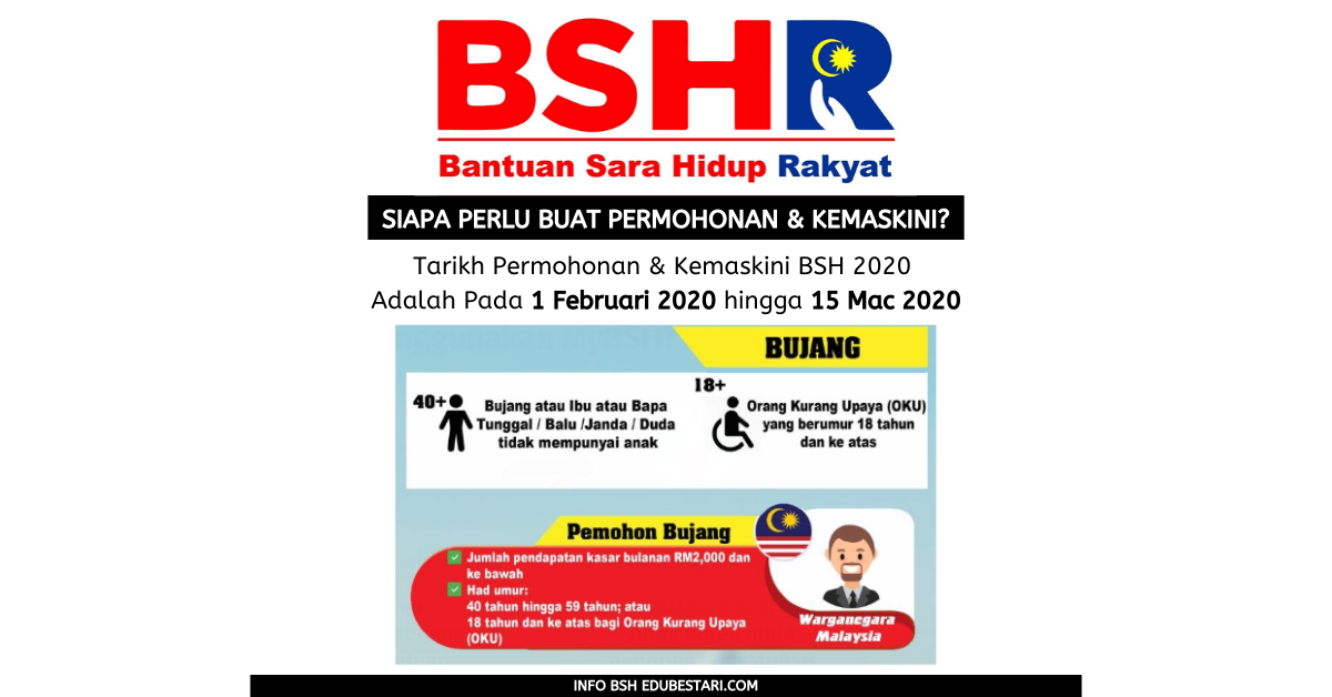 Cara Buat Permohonan BSH Bujang (1)