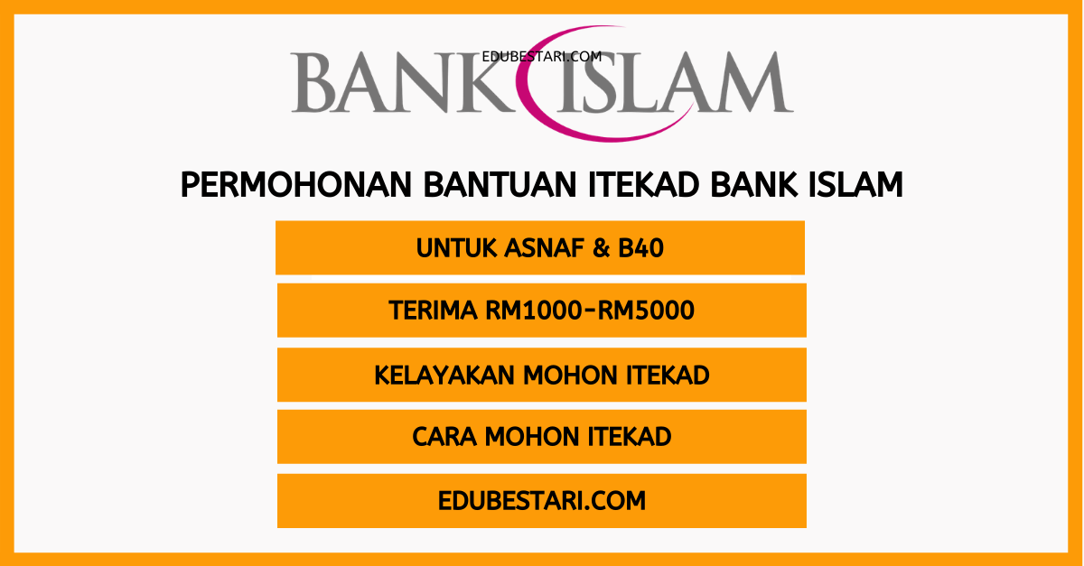 PERMOHONAN Bantuan iTEKAD Bank Islam