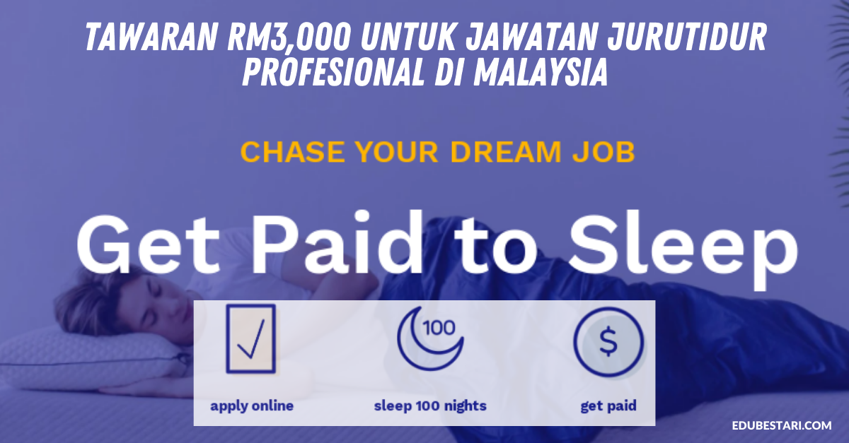 Tawaran RM3,000 Untuk Jawatan Jurutidur Profesional di Malaysia, Hanya Perlu Tidur