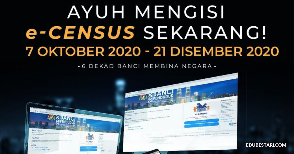 E-Cencus: Banci Malaysia 2020 Dalam Talian Dilanjutkan Sehingga 21 Disember