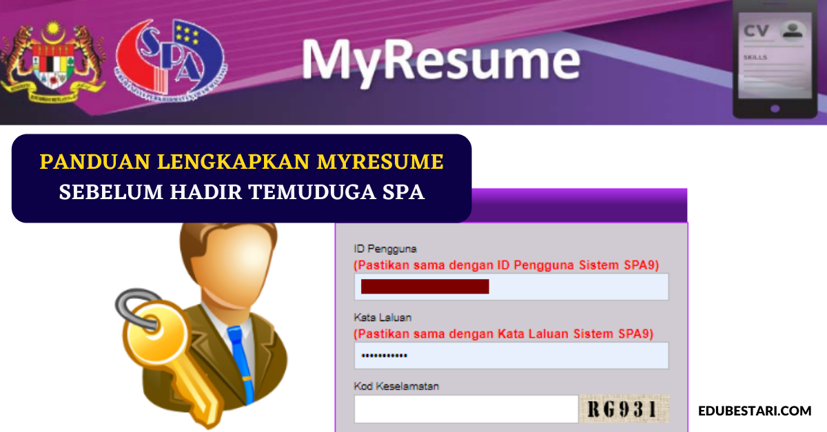 Panduan Lengkapkan MyResume Sebelum Hadir Temuduga SPA Yang Ramai Terlepas Pandang