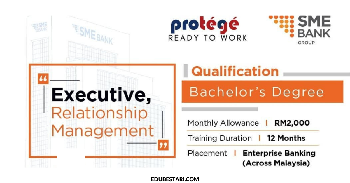 Permohonan Protege Ready To Work SME Bank Kini Dibuka. Elaun RM2000 Sebulan Buat Graduan