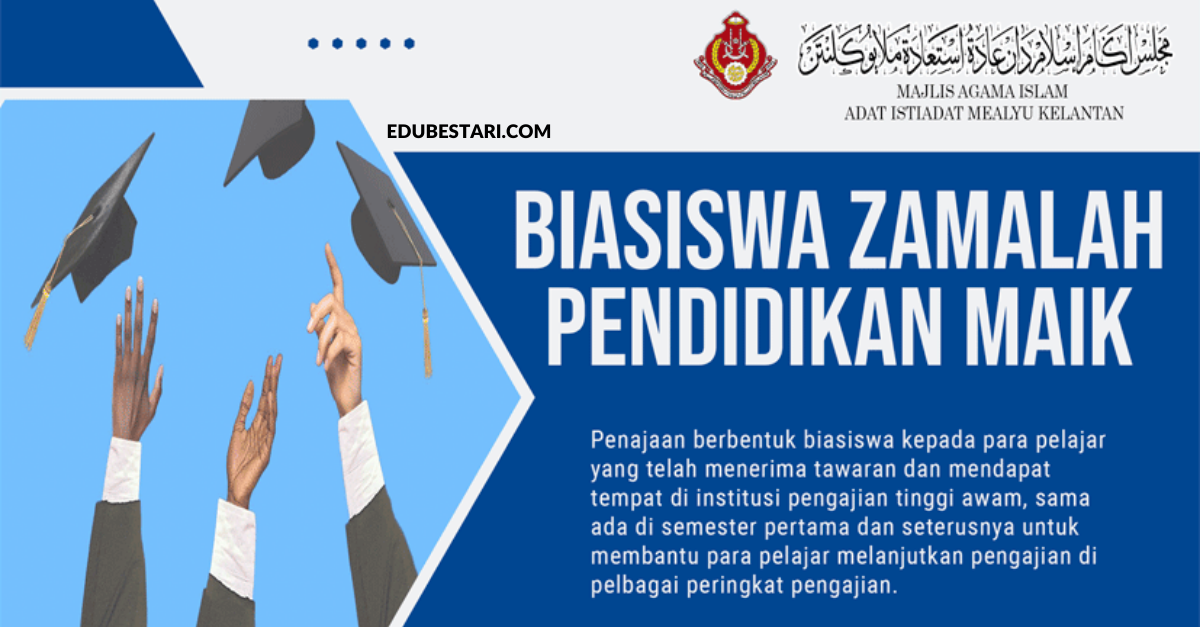 Tawaran Biasiswa Zamalah Pendidikan MAIK Untuk Melanjutkan Pengajian Ke IPT