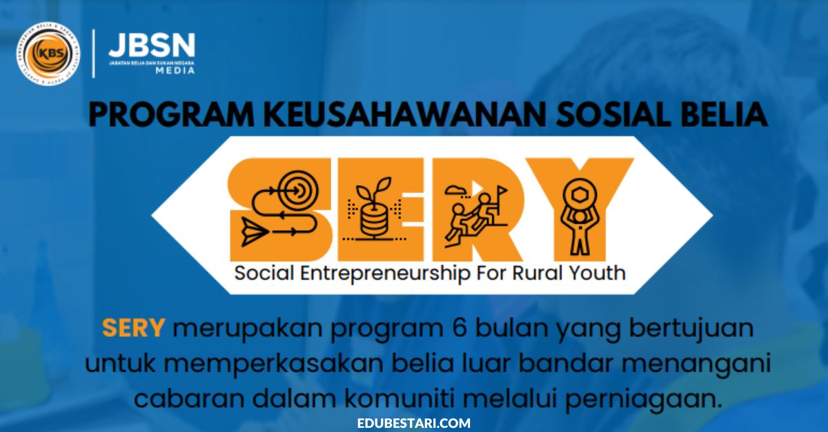 Tawaran Program Latihan Keusahawanan Sosial Belia (SERY) Anjuran KBS Buat Pelajar IPT & Belia