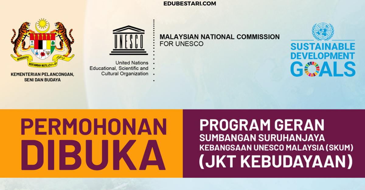 Permohonan Program Geran Sumbangan Suruhanjaya Kebangsaan UNESCO Malaysia Dibuka