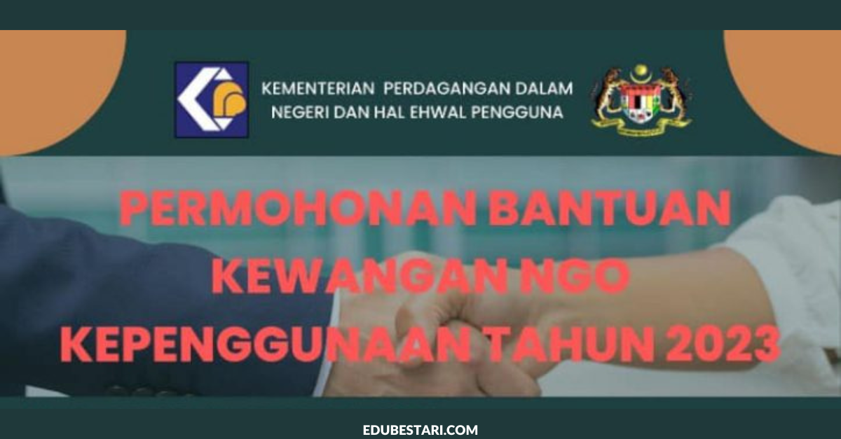 Permohonan Bantuan Kewangan NGO Kepenggunaan Tahun 2023 Dibuka