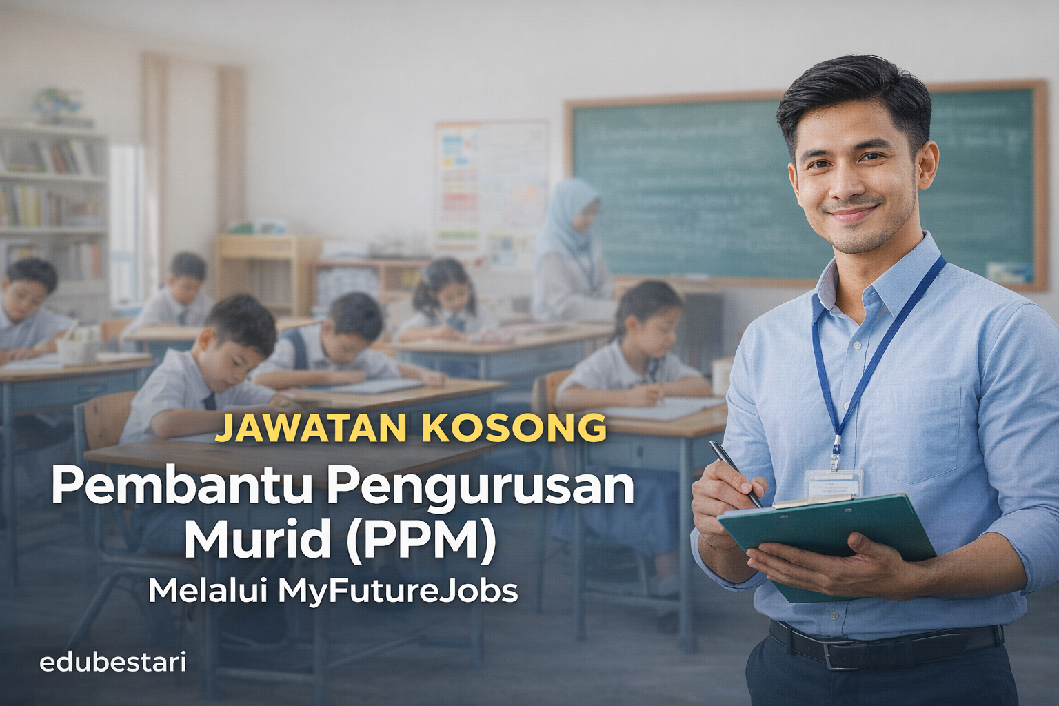 Cara Mohon Jawatan Pembantu Pengurusan Murid (PPM) Melalui MyFutureJobs