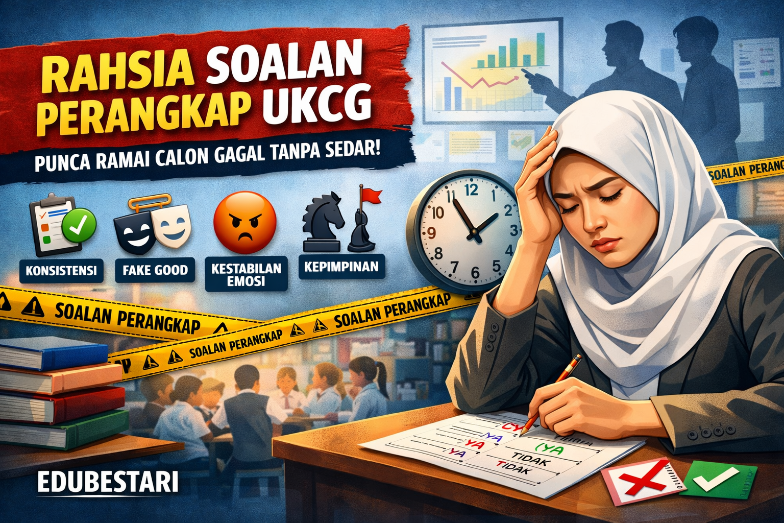 Rahsia Soalan Perangkap UKCG: Punca Ramai Calon Gagal Tanpa Sedar