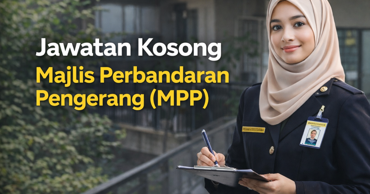 Jawatan Kosong Majlis Perbandaran Pengerang (MPP) 2026 – Penolong Pegawai Kesihatan Persekitaran U5