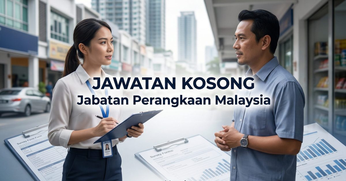 Jawatan Kosong MySTEP 2026 Jabatan Perangkaan Malaysia – Mohon Sekarang (SPM Hingga Ijazah)