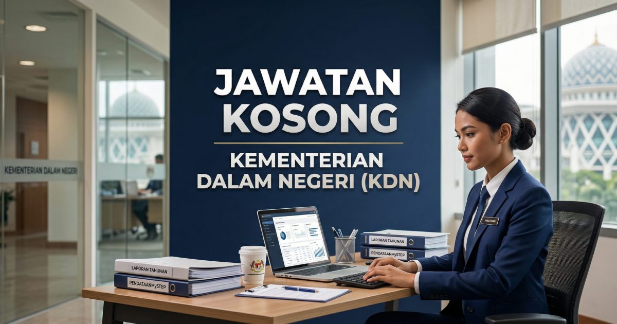 Jawatan Kosong MySTEP KDN 2026 (Diploma Layak Mohon) – Gaji RM2100