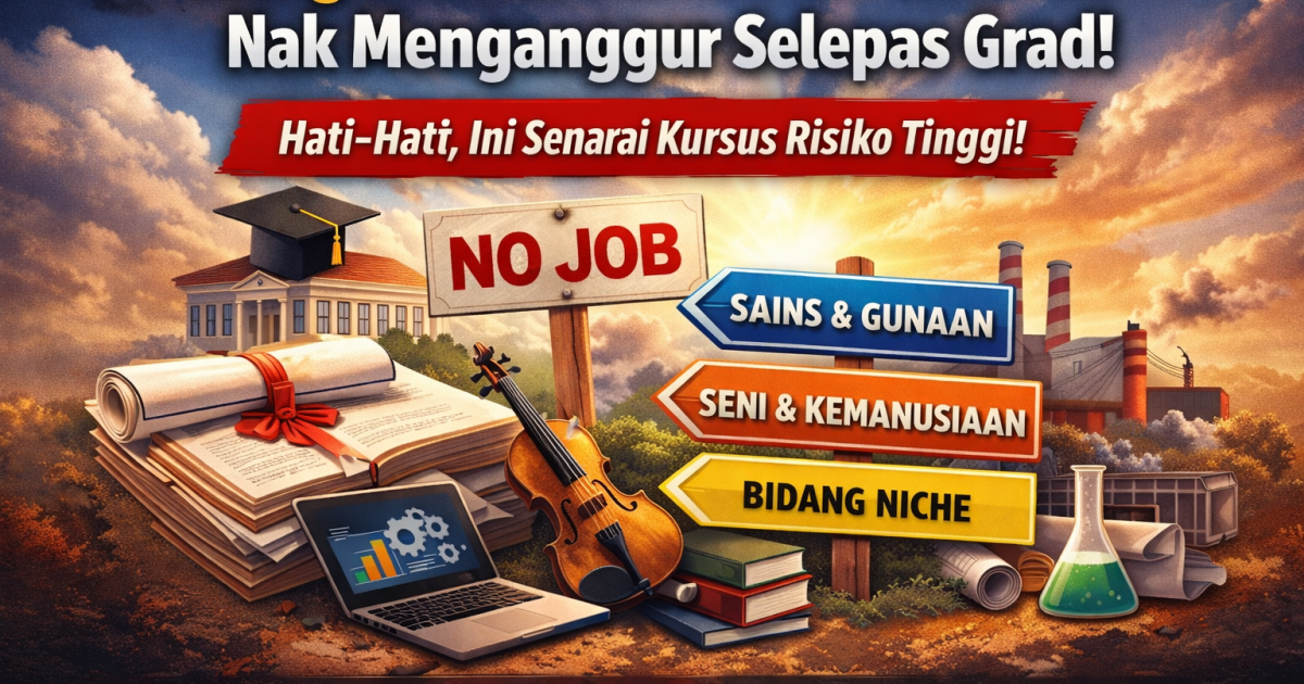 Jangan Pilih Kursus Ini Jika Tak Nak Menganggur Selepas Grad! (Panduan Pilih Bidang Ada Demand 2026)