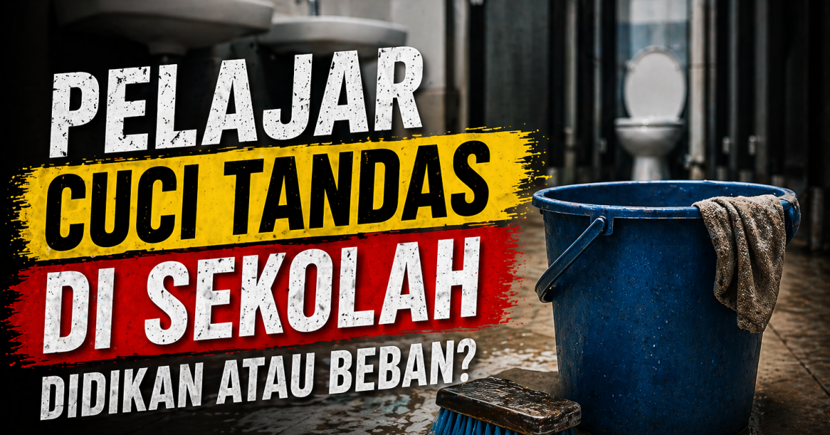 Isu Pelajar Cuci Tandas Di Sekolah: Didikan Disiplin Atau Beban? Ini Penjelasan Sebenar