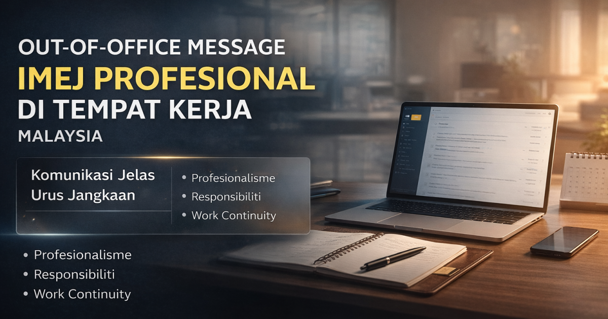 Out-of-Office Message: Perkara Kecil Yang Tentukan Imej Profesional Anda di Tempat Kerja