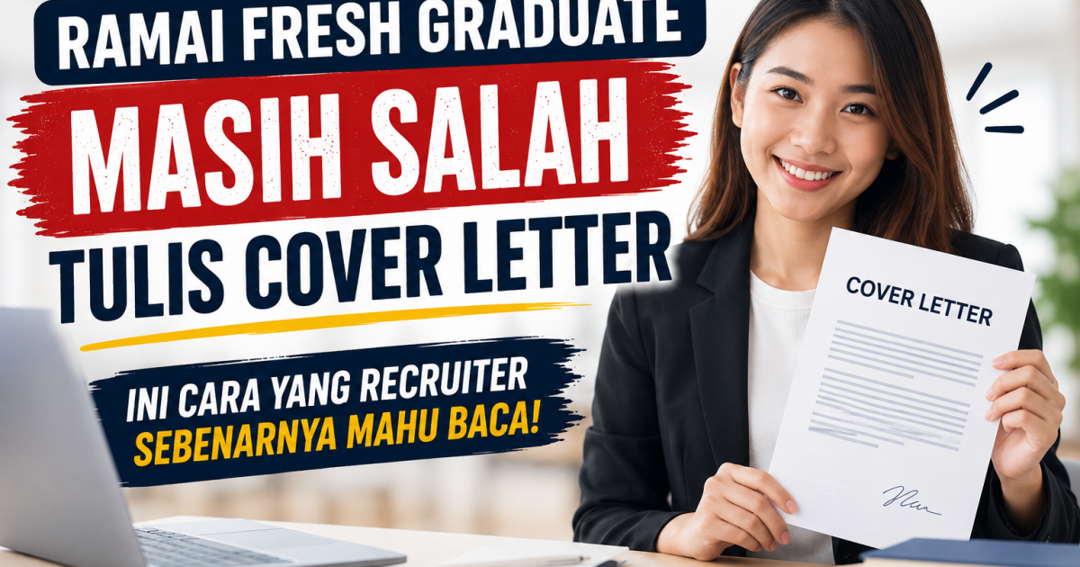 Ramai Fresh Graduate Masih Salah Tulis Cover Letter: Ini Cara Yang Recruiter Sebenarnya Mahu Baca Tahun 2026