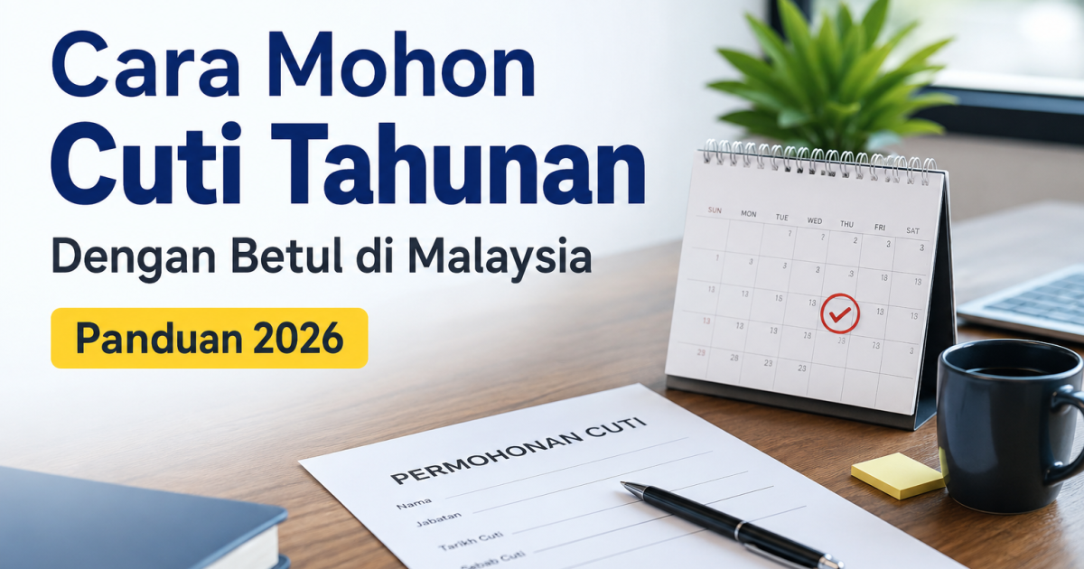 Cara Mohon Cuti Tahunan Dengan Betul Di Malaysia Tahun 2026: Contoh WhatsApp, Emel Rasmi & Tips HR