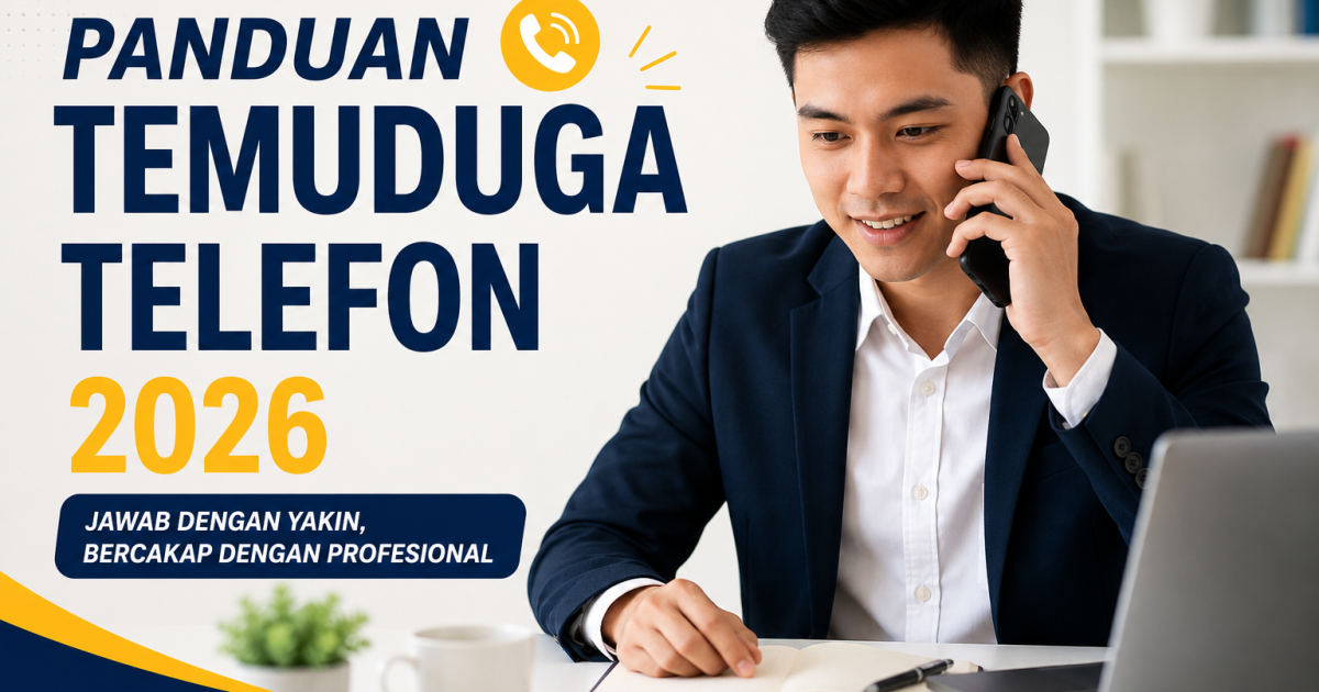 Panduan Temuduga Telefon 2026: Cara Jawab Phone Interview Dengan Profesional Dan Yakin